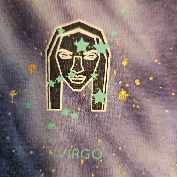 Cosmic Astrology Themed Graphic Tee - Junior Size 3/5 (S) - Picture 2 of 16